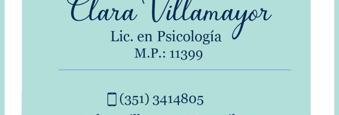 Clara Villamayor – Psicoanálisis