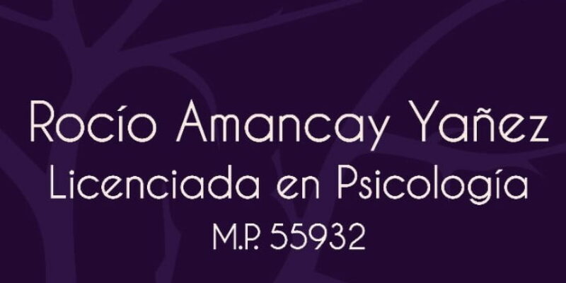 Lic. Rocio Amancay Yañez