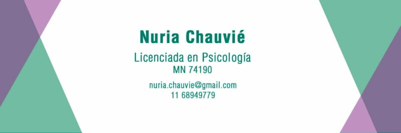 Lic. en Psicología Nuria Chauvié
